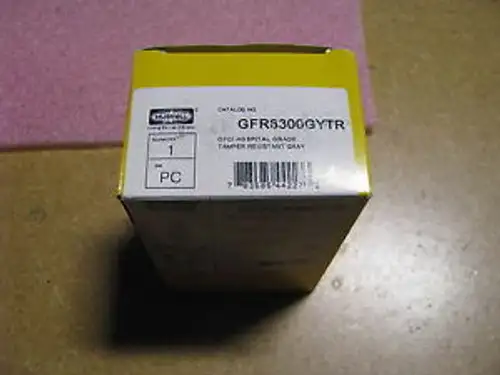 Hubbell Gfci Hospital Grade Recepticle # Gfr8300Gytr Nsn: 5925-01-482-7651