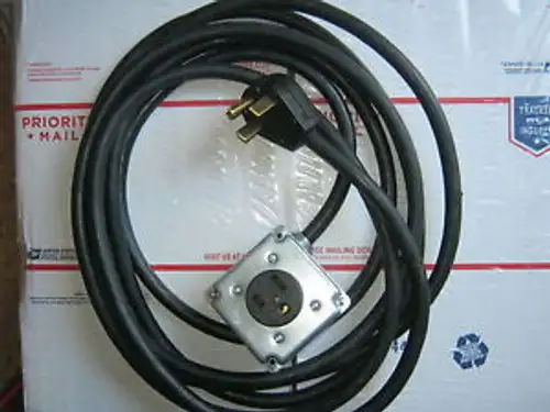 Nema 14-30 14-50 Full Kva Plug To Welder Receptacle Adaptor 20Ft Long
