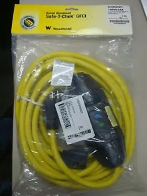 New Daniel Woodhead Safe-T-Check15050-25A 25Ft Gfci 15Amp 120Vac Auto Reset