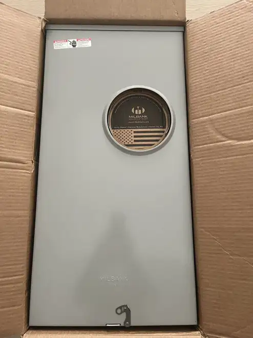 Milbank U1797-0-K3L-K2L 320 Amp Meter Socket