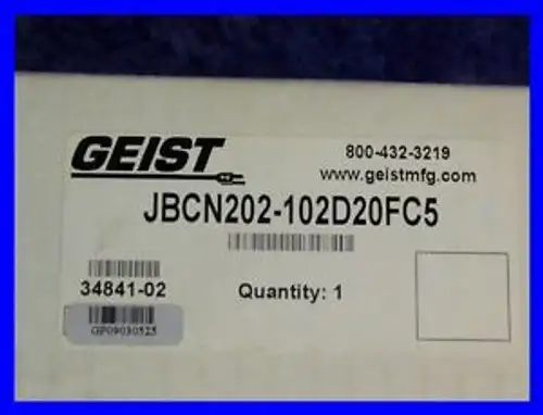 New Geist Jbcn202-102D20Fc5 Power Distribution Unit Hard-Wired Professional