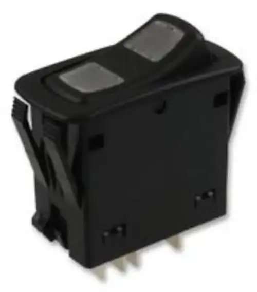 Carling Technologies L26D1Chh1-A1100-000 Switch Rocker Illum Dpdt 20A 12Vdc