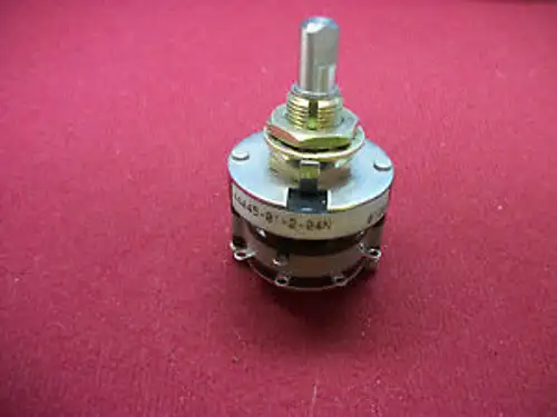 GRAYHILL ROTARY SWITCH DP4T ON-ON 2 THRU 4 #44A45-01-2-04N