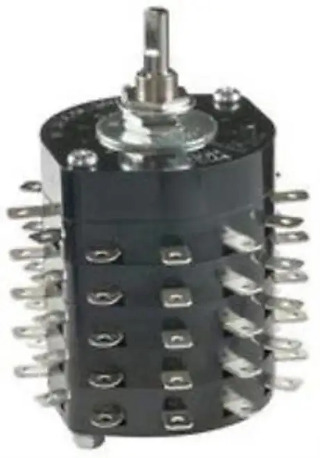 Nkk Switches Hs16-5N Switch Rotary 5Pole 11Pos Panel