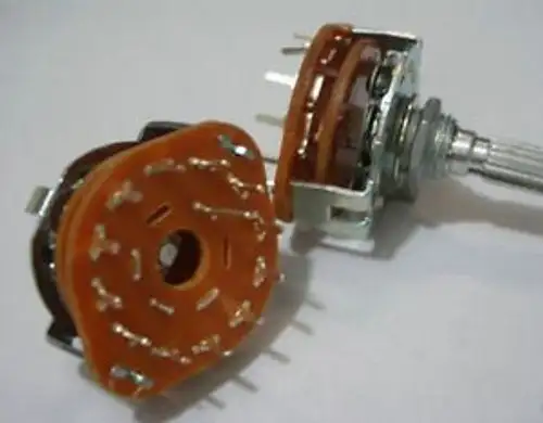 85Pcs Rotary Switch Potentiometer 1 Pole 12 Position 12P Ay