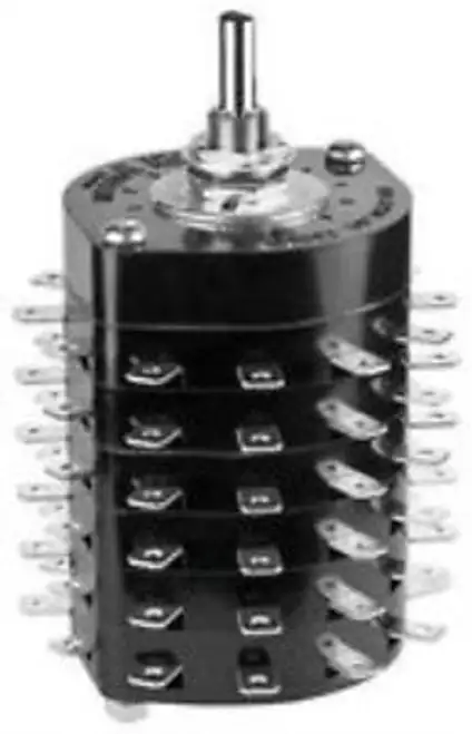 Nkk Switches Hs16-6N Switch Rotary 6Pole 11Pos Panel