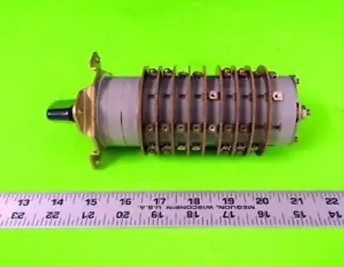 General Electic Rotary Switch W/ Actuator Knob P/N 23909Lb Nsn 5930-01-013-9004