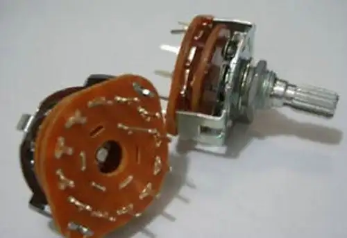 180Pc Rotary Switch Potentiometer 1 Pole 12 Position 12Ps