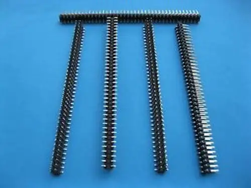 120 pcs Gold SMT SMD 2.54mm 80pin Breakable Male Pin Header Double Row Strip