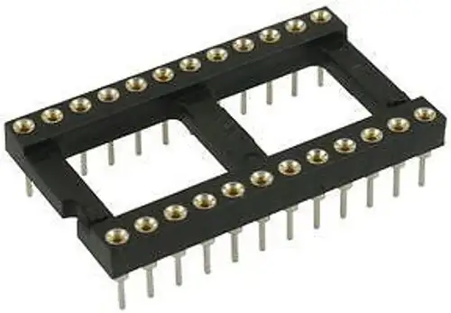 Mill Max 110-43-624-41-001000 Ic Socket Dip 2.54Mm 24Pos