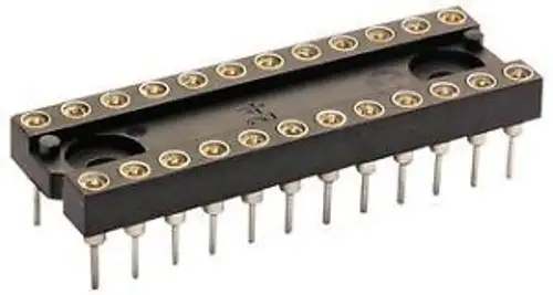Mill Max 210-43-624-41-001000 Dip Socket 24Pos Through Hole
