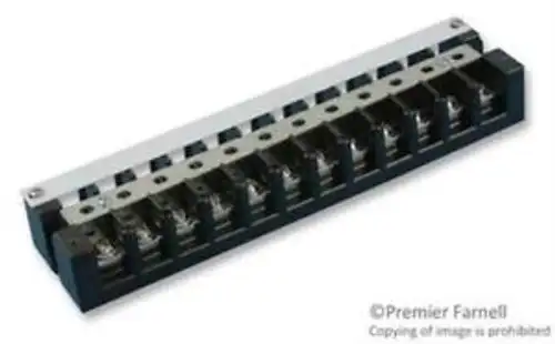 95F5864 Marathon-1512Sc-Terminal Block Barrier 12Pos 16-10Awg