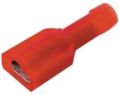 33F1365 Thomas & Betts-18Ra-2577-Terminal Female Disconnect 0.25In Red