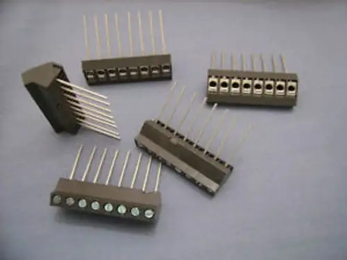 Qty 98 1X8 Pcb Screw Term 5Mm Spacing 45 Degree Angle Weco Type 974-Ds/08