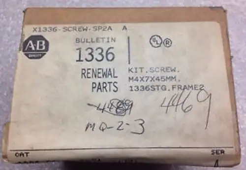 Allen Bradley 1336-Screw-Sp3A 1336Screwsp2A Seal #1609B6