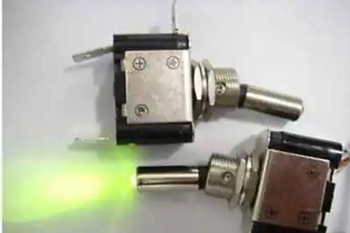 80PCS 12v Green Light illuminated Marine Toggle Switch G07D