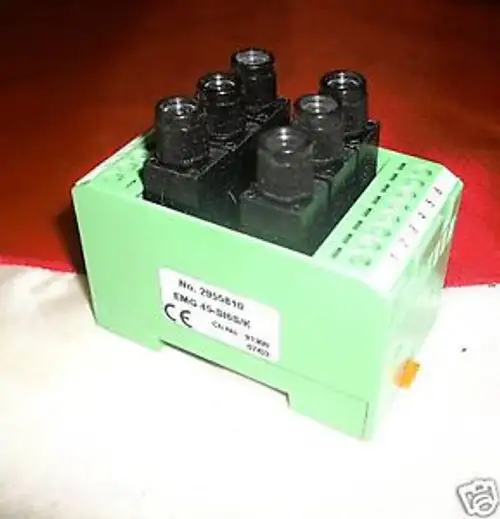 PHOENIX CONTACT EMG 45-SI6S/K FUSE MODULE 2955810