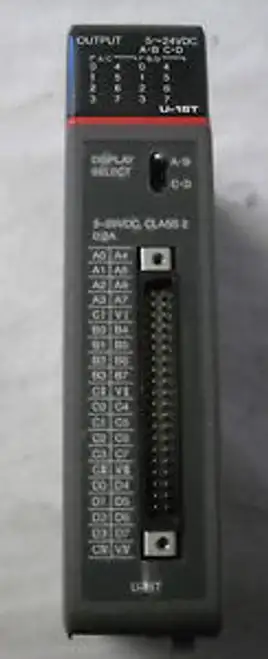 TI SIEMENS U-18T PLC CONTROL MODULE OUTPUT 24 VDC 32 CIRCUITS DISPLAY