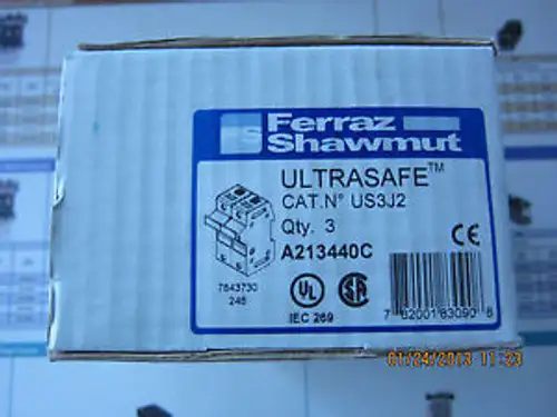 (3) US3J2 FERRAZ CLASS J FUSEHOLDERS