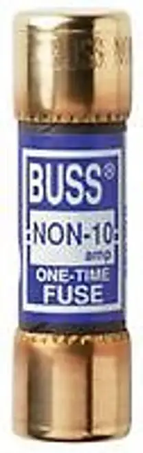 COOPER BUSSMANN NON-6 FUSE 6A 250V ONE TIME (10 pieces)