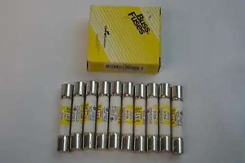 (10) Cooper Bussmann Buss Fuses Time-Delay 480VAC SC-40