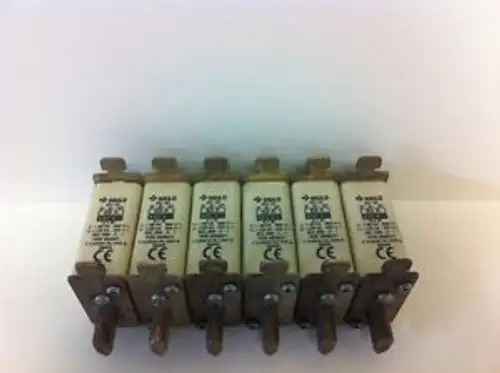 Pack of 6 GOULD 63A FUSES NH00-63 NH-00-63 690V