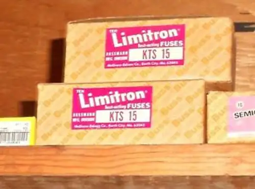 KTS-15 Amp LIMITRON Fusible à action rapide classe RK1 BUSS Fusibles Bussmann Paquet de 10