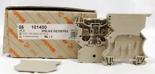 29 WSI 6/2 GZ/DEF63 Weidmuller Fuse Holders Extractor Posts