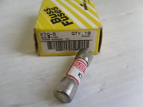 New Bussmann KTQ-5 Amp Fuses 600 Volts