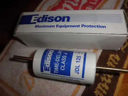JDL125 Fusible Edison Classe J TEMPORISATION 600V JDL 125