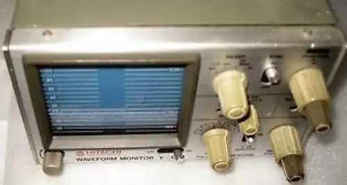 Waveform Monitor Hitachi V-099 3.5 Display Analog Oscilloscope WFM