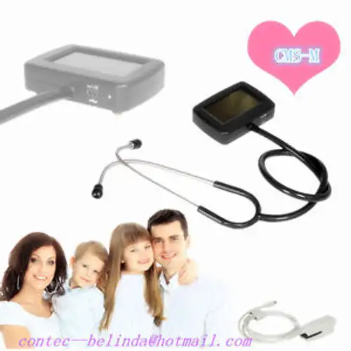 CONTEC VISUAL CMS-M Multi-functional Electronic Visual Stethoscope+SpO2+ECG