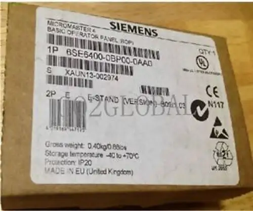 New 6SE6400-0BP00-0AA0 SIEMENS