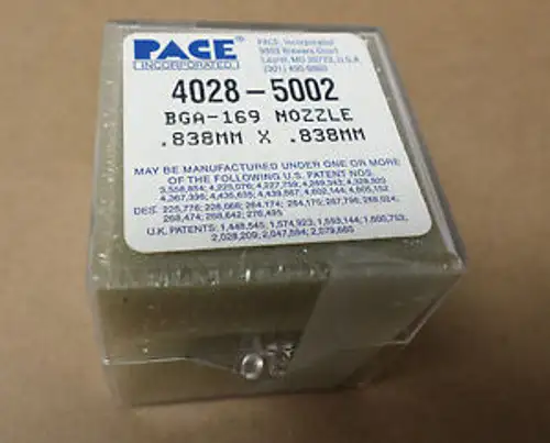 Pace 4028-5002 Bga-169 Nozzle For St Rework Systems .838Mm X .838Mm