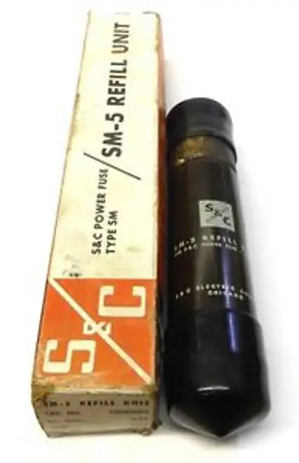 S&C POWER FUSE REFILL UNIT SM-5 130400R4 KV NOM. 4.16 AMP 250E TCC #153-4