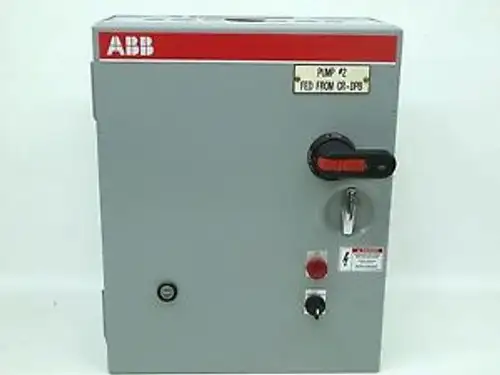 Abb Automation And Control Combination Starter Pn: A75Nsf1-8E6Cj11
