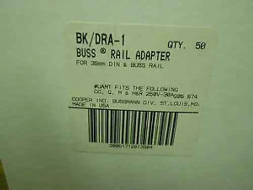 Buss BK/DRA-1 Rail Adapter of 50