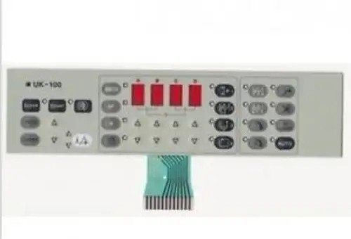 Uk-100 Membrane Switch Uk-100 Membrane Panel Uk-100 Flexible Electronic Circui