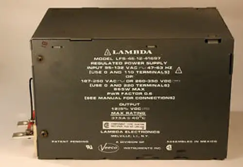Lambda 12Vdc Power Supply Lfs-46-12-41697