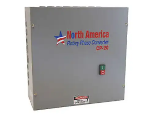 Cp-20 Pro-Line 20Hp Rotary Phase Converter Control Panel - Loaded With Features