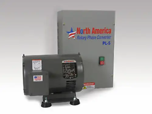 PL-5-T Pro-Line 5Hp Rotary Phase Converter - Built-In Starter Made In Usa