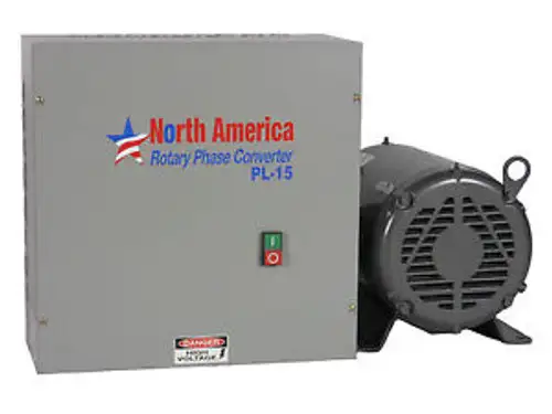 Pl-15 Pro-Line 15Hp Rotary Phase Converter - Built-In Starter Made In Usa