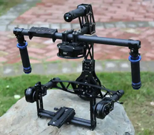Hifly 3 Axis Handle Brushless Gimbal Red EPIC SCARLET Black Magic BMCC HG-H4S
