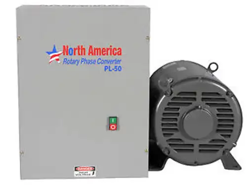 PL-50 Pro-Line 50HP Rotary Phase Converter - Built-In Starter PING