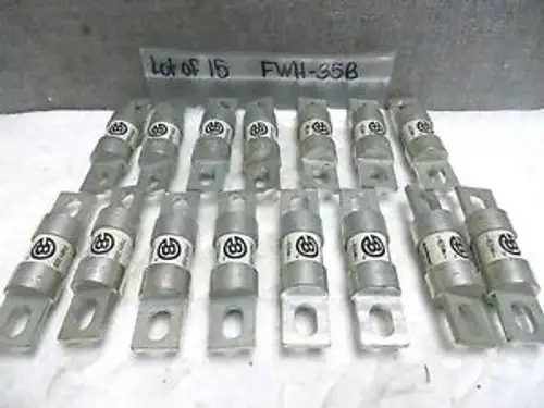 Pack Of 15 Cooper Bussmann Buss Fast Acting Fuses Fwh-35B -Surplus Fwh35B