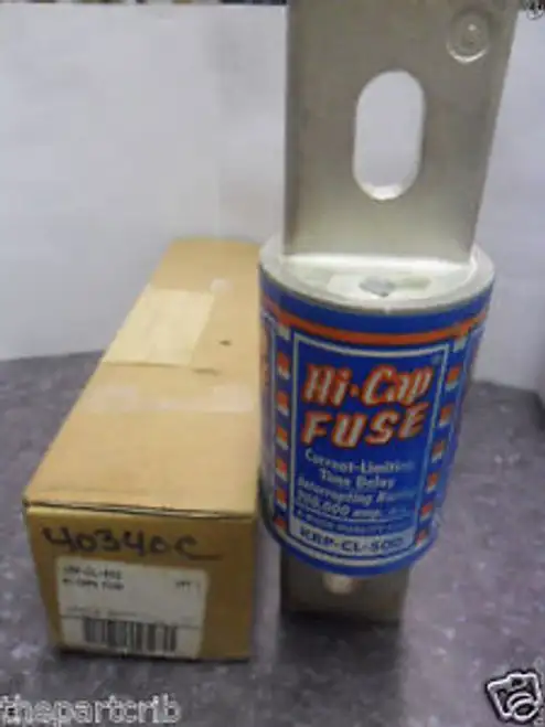 New Bussmann Krp-Cl-500 500 Amp Fuse Hi-Cap Krpcl500 Time Delay