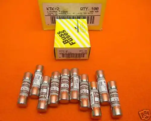 100 Buss Ktk-2 Limitron Fuse Ktk2 2 Amp 600 Volt