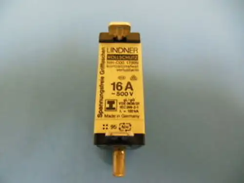 Lindner 17999 Fuse 16a 17999 NH-C00 (Pack of 3)