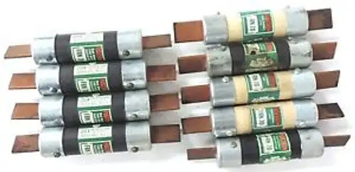 Pack of 9 FUSETRON FRN-70 DUAL ELEMENT TIME DELAY FUSE 70A 250VCLASS K5 BUSSMANN