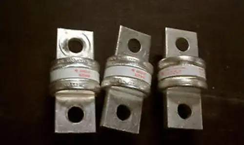 Set of 3 A3T400 Gould Inc 400 Amp Fuses H118